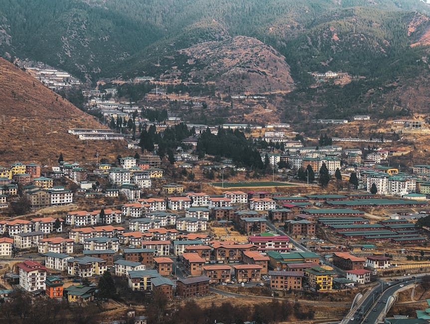 Top Hotels in Thimphu Bhutan Dzong View