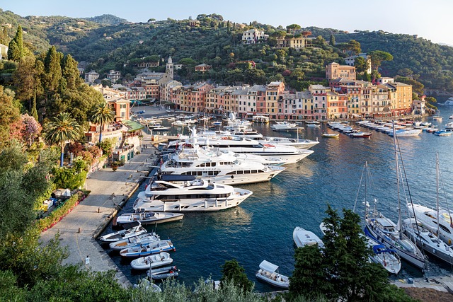 Portofino Harbor Hideaway Framed by Yachts and Quiet Riviera Light
